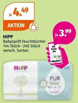 Müller HIPP Babysanft Feuchttücher Angebot
