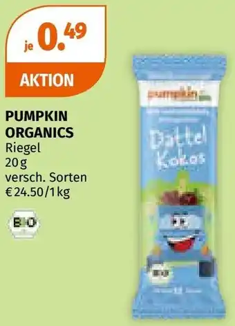Müller PUMPKIN ORGANICS Riegel Angebot