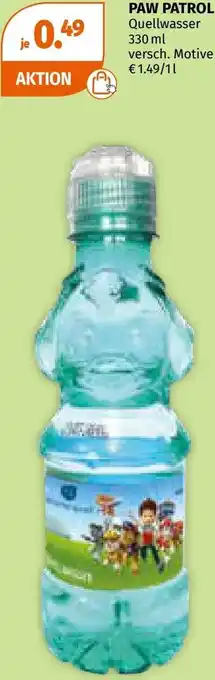 Müller PAW PATROL Quellwasser Angebot