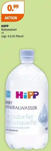 Müller HIPP Babywasser Angebot