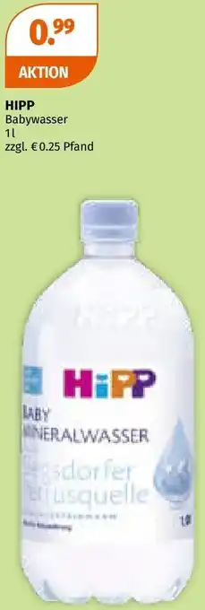 Müller HIPP Babywasser Angebot
