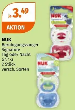 Müller NUK Beruhigungssauger Signature Tag oder Nacht Angebot