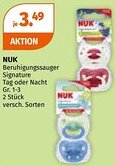 Müller NUK Beruhigungssauger Signature Tag oder Nacht Angebot