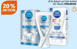Müller 20% Rabatt auf alle Artikel der Marke PERLWEISS. Angebot