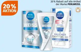 Müller 20% Rabatt auf alle Artikel der Marke PERLWEISS. Angebot