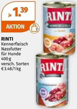 Müller RINTI Kennerfleisch Nassfutter für Hunde Angebot