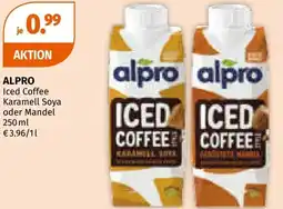 Müller ALPRO Iced Coffee Karamell Soya oder Mandel Angebot