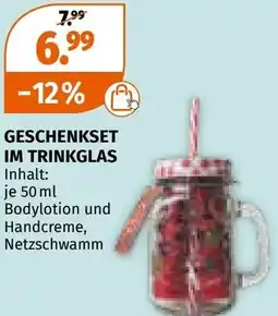 Müller Geschenkset im trinkglas Angebot