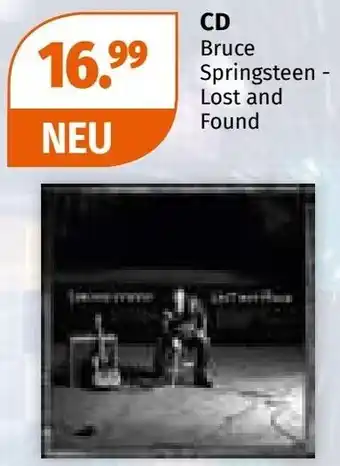 Müller CD Bruce Springsteen - Lost and Found Angebot