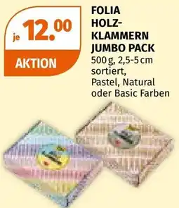 Müller Folia holz- klammern jumbo pack Angebot