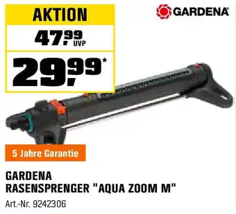 OBI Gardena rasensprenger aqua zoom m Angebot