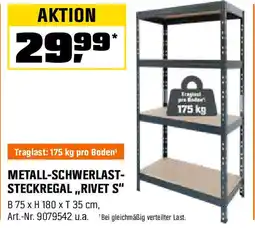 OBI Metall schwerlast steckregal rivet s Angebot
