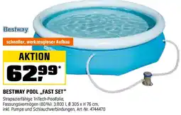 OBI Bestway pool fast set Angebot