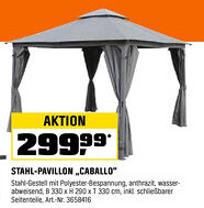 OBI Stahl pavillon caballo Angebot