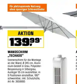 OBI Wandschirm techado Angebot