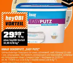 OBI Knauf dekorputz easy putz Angebot