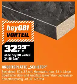 OBI Arbeitsplatte schiefer Angebot