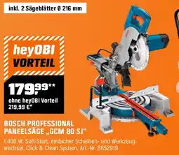 OBI Bosch professional paneelsäge gcm 80 sj Angebot