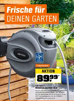 OBI Lux-tools wandschlauchbox Angebot