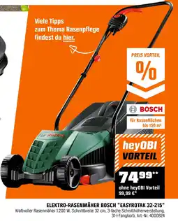 OBI BOSCH Elektro-rasenmäher bosch easyrotak 32-215 Angebot