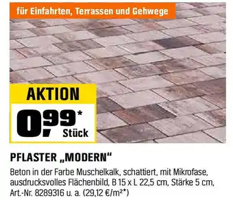 OBI Pflaster modern Angebot