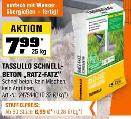 OBI Tassullo schnell beton ratz-fatz Angebot