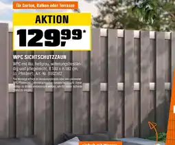 OBI Wpc sichtschutzzaun Angebot