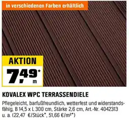 OBI Kovalex wpc terrassendiele Angebot
