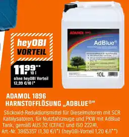 OBI Adamol 1896 harnstofflösung adblue Angebot