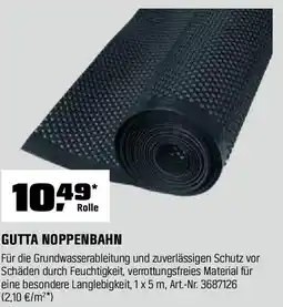OBI Gutta noppenbahn Angebot