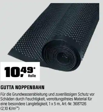 OBI Gutta noppenbahn Angebot