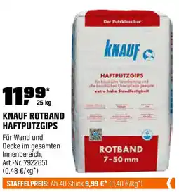 OBI Knauf rotband haftputzgips Angebot