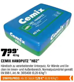 OBI Cemix handputz h82 Angebot