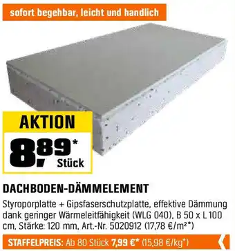 OBI Dachboden dämmelement Angebot