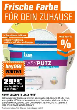 OBI Knauf dekorputz easy putz Angebot