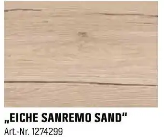 OBI Eiche sanremo sand Angebot