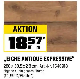OBI Eiche antique expressive Angebot