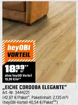 OBI Eiche cordoba elegante Angebot