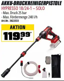 OBI Akku-druckreinigerpistole Angebot