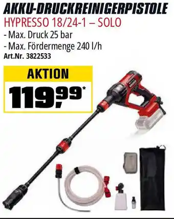 OBI Akku-druckreinigerpistole Angebot