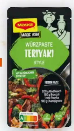 Billa Maggi Magic Asia Würzpaste Teriyaki Style Angebot