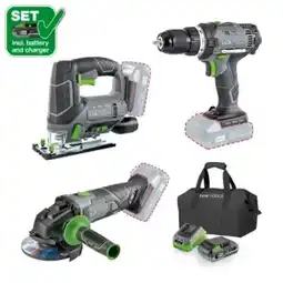 OBI Lux-Tools Akku-Maschinenset Angebot