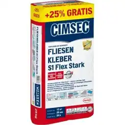 OBI Cimsec Fliesenkleber S1 Flex Mega Angebot