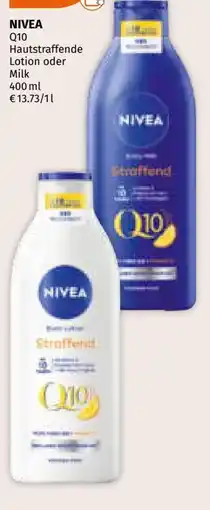 Müller Nivea Hautstraffende Body Lotion Q10 Angebot