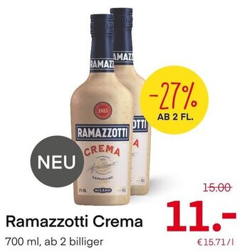 MPreis Ramazzotti Crema 700 ml Angebot