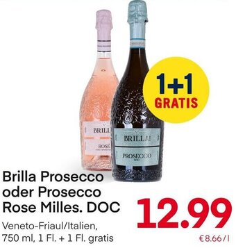 MPreis Brilla Prosecco Oder Prosecco Rose Milles.DOC Angebot
