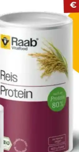 Martin Reformstark Raab Vitalfood Bio Reis Protein Angebot