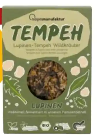 Martin Reformstark Tempeh Manufaktur Lupinen-Tempeh Wildkräuter Angebot