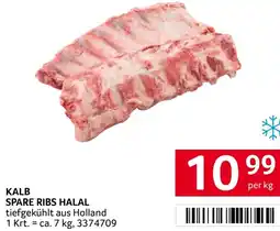Transgourmet Kalb spare ribs Angebot