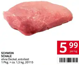 Transgourmet Schwein schale Angebot